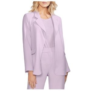 Vince Camuto Parisan Crepe Notch Collar Blazer SIZE 6 Wisteria